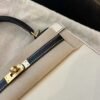 NoNo Xiatian Hermes Kelly 25CM Special Order Epsom Leather CK89 Noir / CK10 Craie Gold Hardware NoNo Xiatian Hermes Kelly 25CM Special Order Epsom Leather CK89 Noir / CK10 Craie Gold Hardware